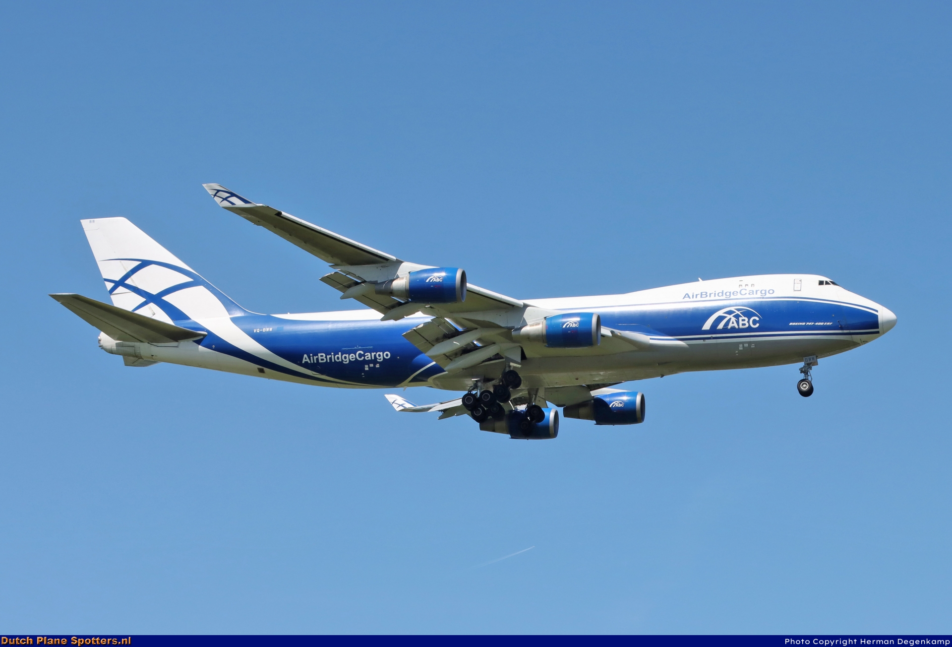 VQ-BWW Boeing 747-400 AirBridgeCargo by Herman Degenkamp