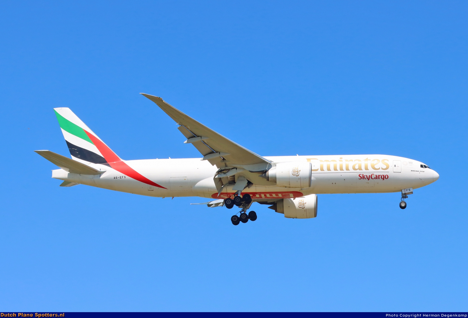 A6-EFS Boeing 777-F Emirates Sky Cargo by Herman Degenkamp