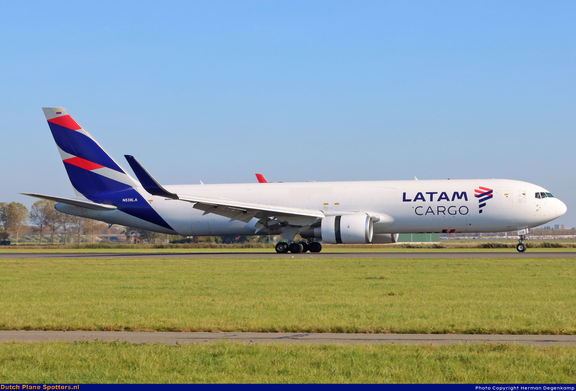 N538LA Boeing 767-300 LATAM Cargo Colombia by Herman Degenkamp