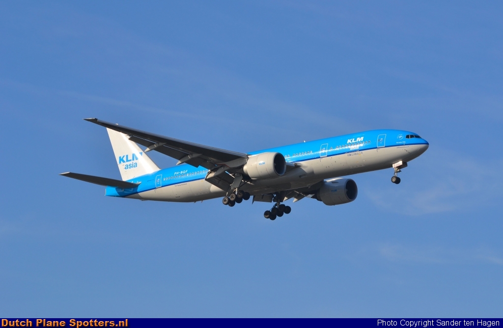 PH-BQF Boeing 777-200 KLM Asia by Sander ten Hagen