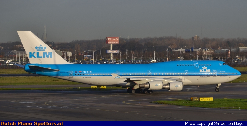 PH-BFN Boeing 747-400 KLM Royal Dutch Airlines by Sander ten Hagen