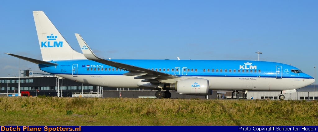 PH-BCA Boeing 737-800 KLM Royal Dutch Airlines by Sander ten Hagen