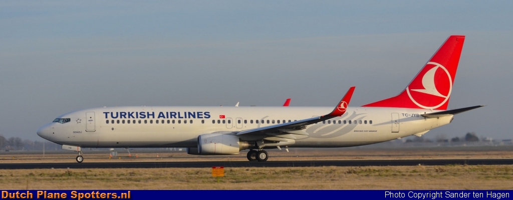 TC-JYB Boeing 737-900 Turkish Airlines by Sander ten Hagen