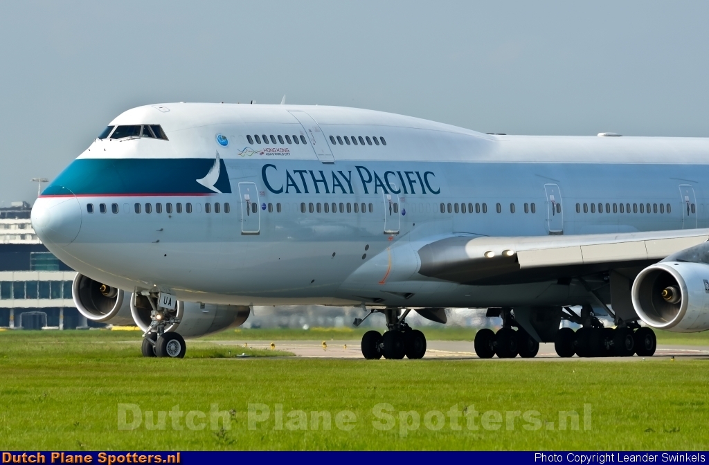 B-HUA Boeing 747-400 Cathay Pacific by Leander Swinkels