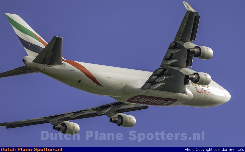 OO-THC Boeing 747-400 Emirates Sky Cargo by Leander Swinkels