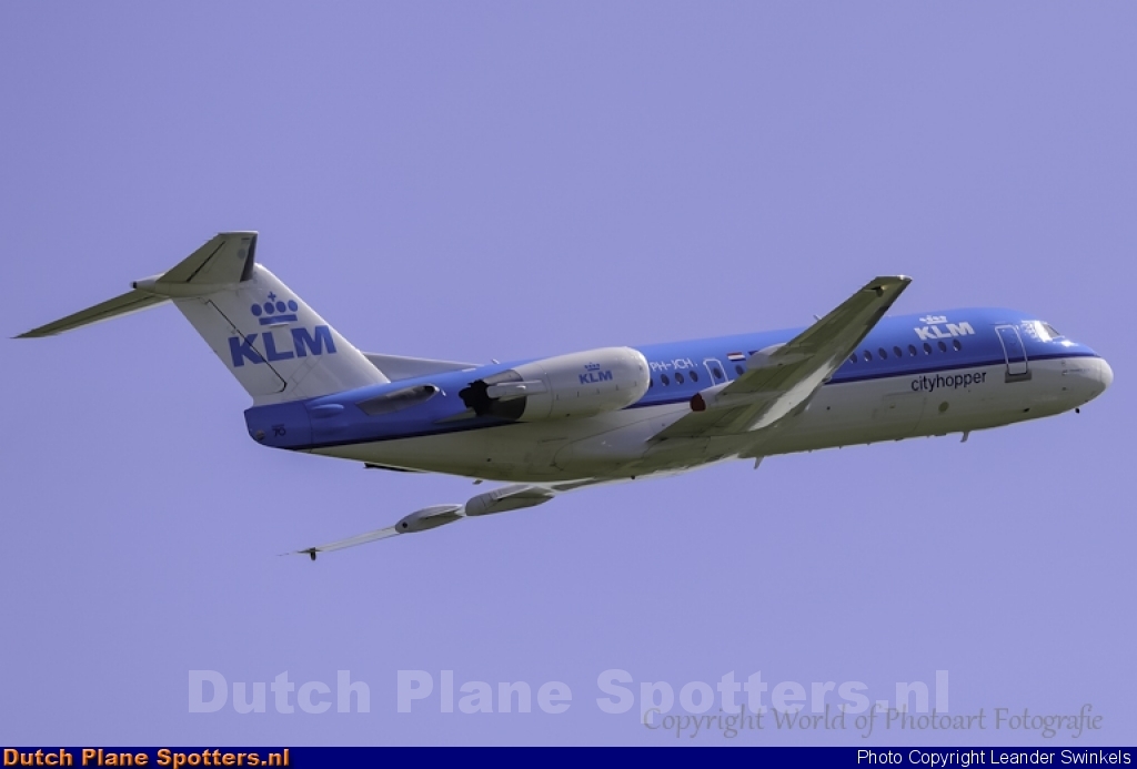 PH-JCH Fokker 70 KLM Cityhopper by Leander Swinkels