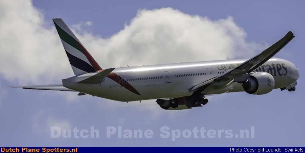 A6-ECU Boeing 777-200 Emirates by Leander Swinkels