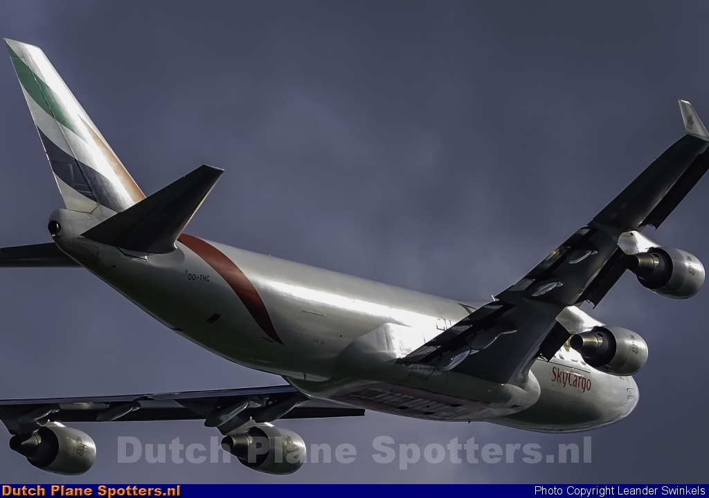 OO-THC Boeing 747-400 Emirates Sky Cargo by Leander Swinkels