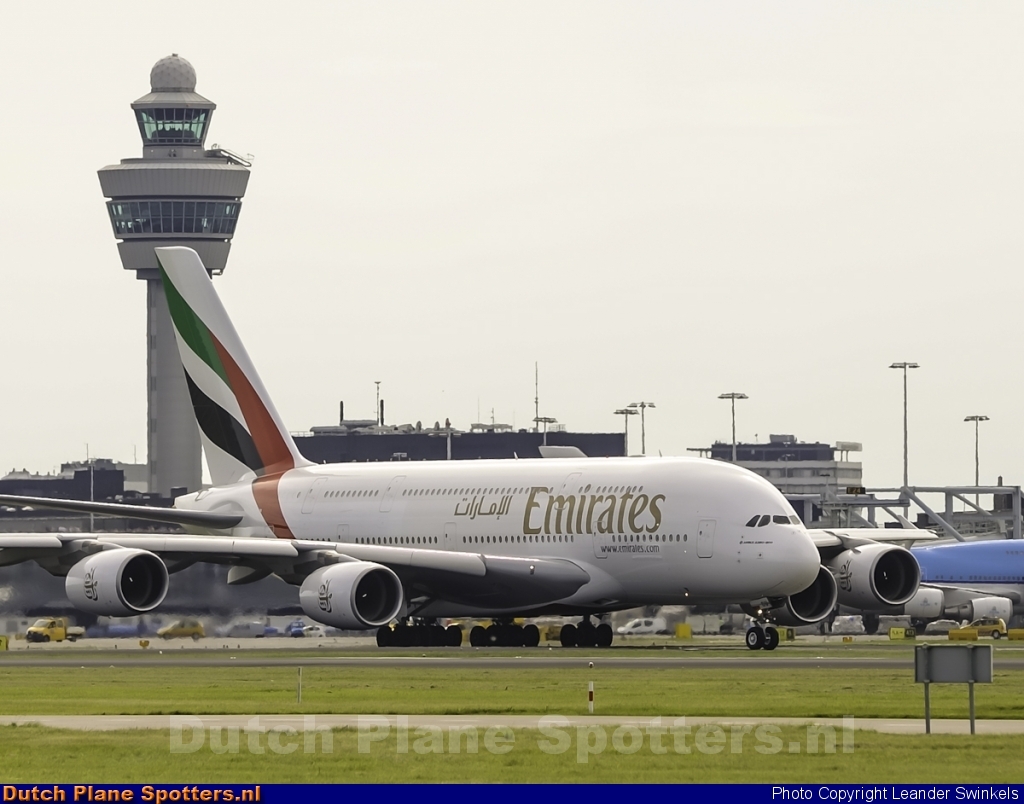 A6-EDU Airbus A380-800 Emirates by Leander Swinkels