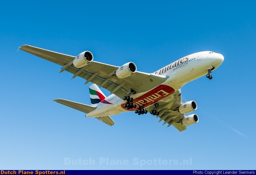 A6-EDL Airbus A380-800 Emirates by Leander Swinkels