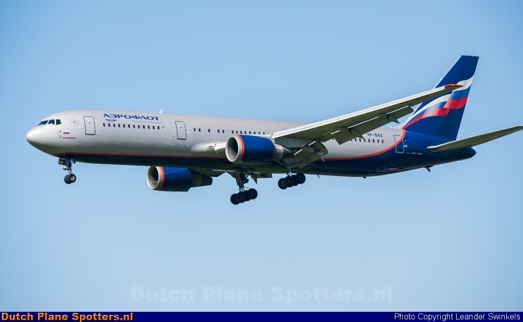 VP-BAZ Boeing 767-300 Aeroflot - Russian Airlines by Leander Swinkels