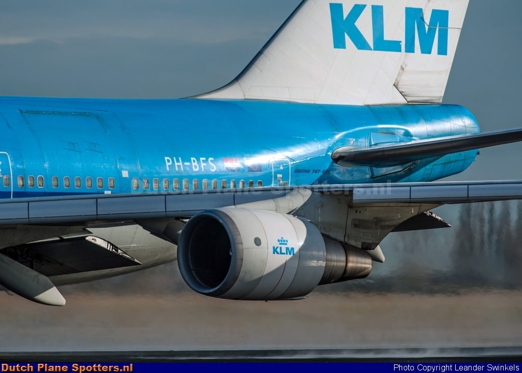 PH-BFS Boeing 747-400 KLM Royal Dutch Airlines by Leander Swinkels