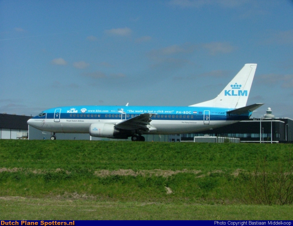 PH-BDC Boeing 737-300 KLM Royal Dutch Airlines by Bastiaan Middelkoop