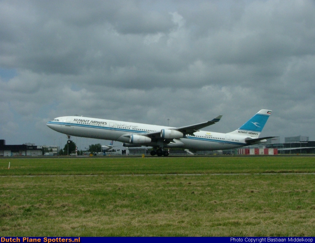 9K-ANA Airbus A340-300 Kuwait Airways by Bastiaan Middelkoop