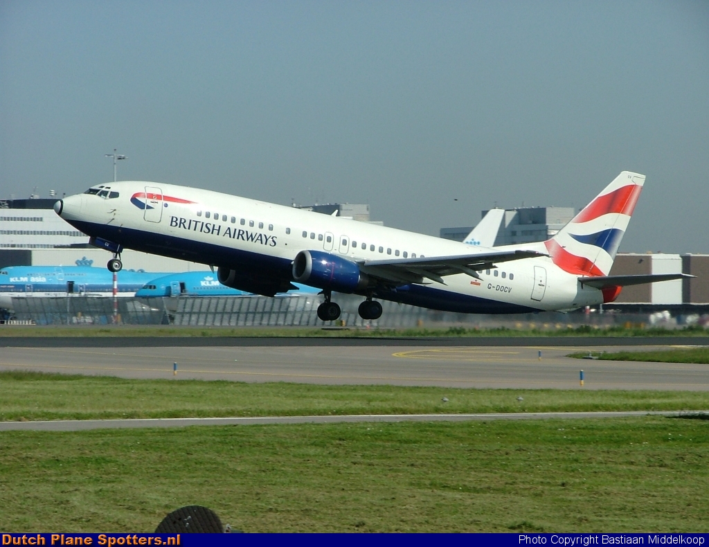 G-DOCV Boeing 737-400 British Airways by Bastiaan Middelkoop