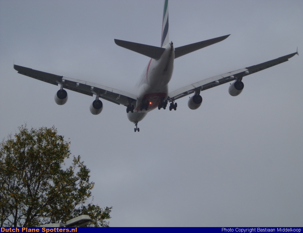 A6-EDI Airbus A380-800 Emirates by Bastiaan Middelkoop
