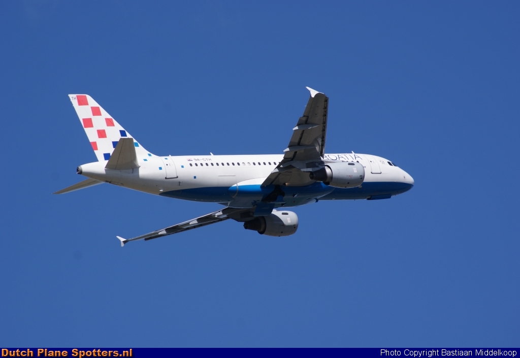 9A-CTH Airbus A319 Croatia Airlines by Bastiaan Middelkoop