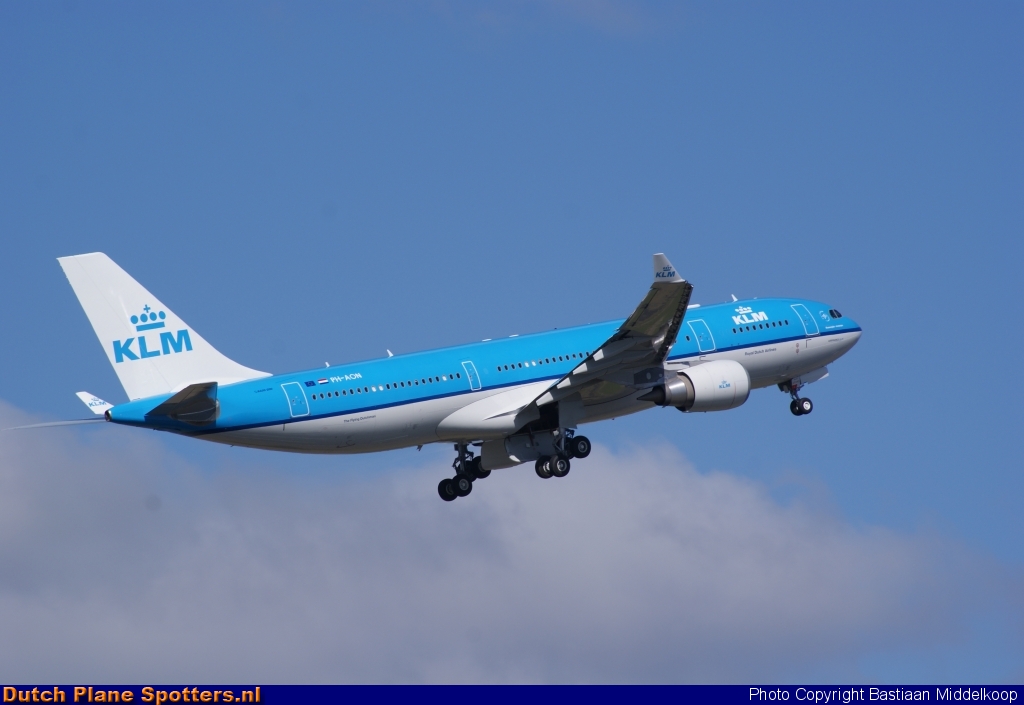 PH-AON Airbus A330-200 KLM Royal Dutch Airlines by Bastiaan Middelkoop