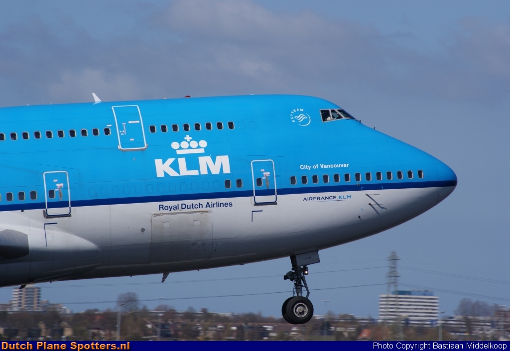 PH-BFV Boeing 747-400 KLM Royal Dutch Airlines by Bastiaan Middelkoop