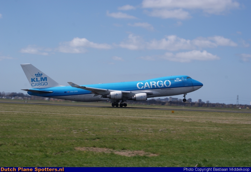 PH-CKB Boeing 747-400 KLM Cargo by Bastiaan Middelkoop