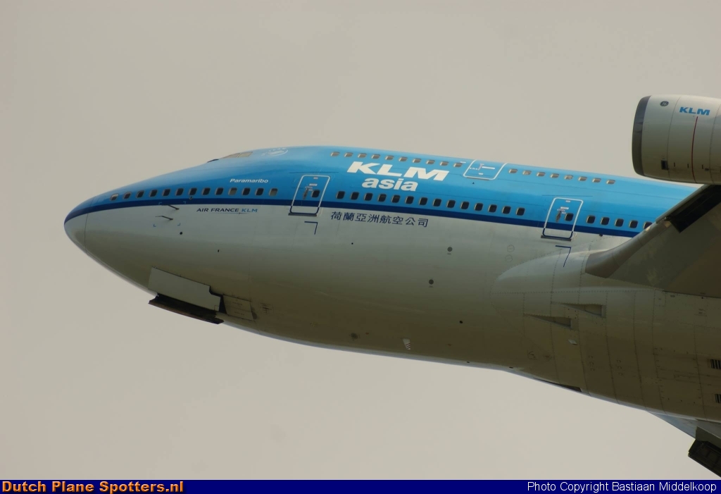 PH-BFP Boeing 747-400 KLM Asia by Bastiaan Middelkoop
