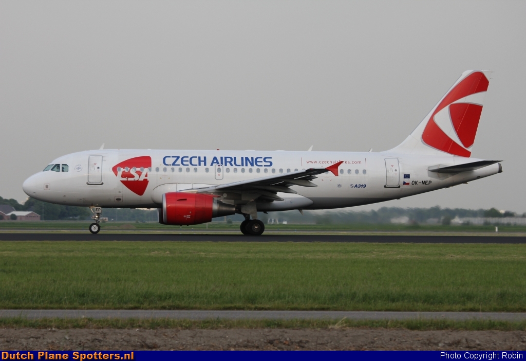 OK-NEP Airbus A319 CSA Czech Airlines by Robin