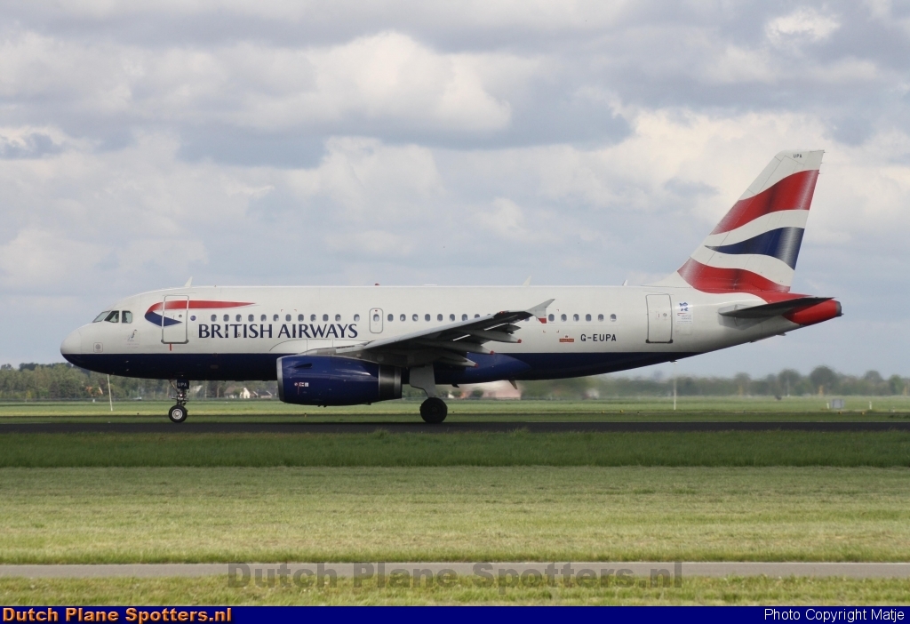 G-EUPA Airbus A319 British Airways by Matje