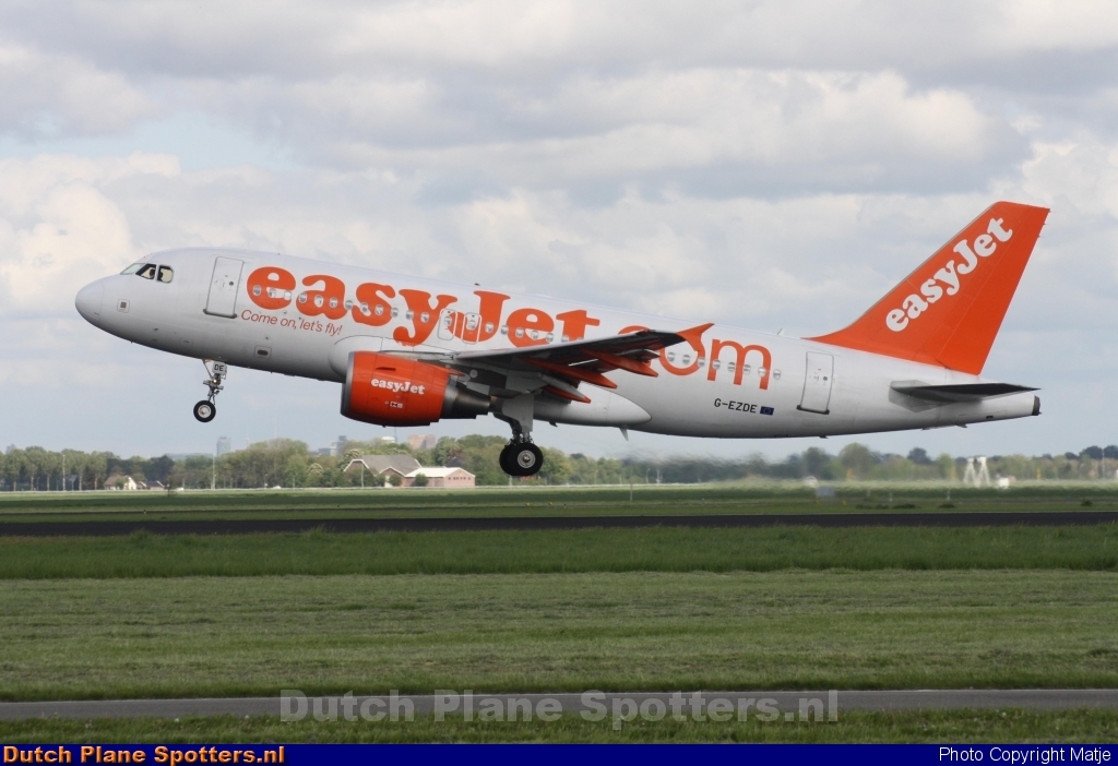 G-EZDE Airbus A319 easyJet by Matje