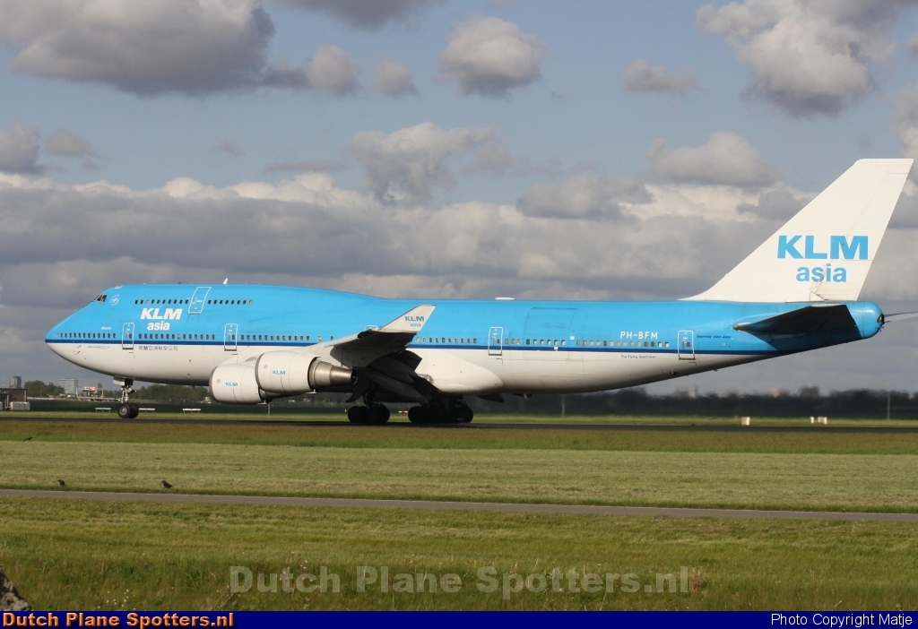 PH-BFM Boeing 747-400 KLM Asia by Matje
