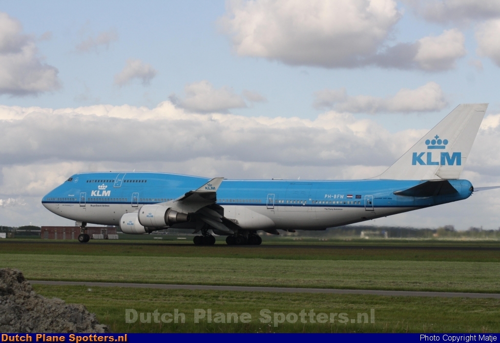 PH-BFW Boeing 747-400 KLM Royal Dutch Airlines by Matje