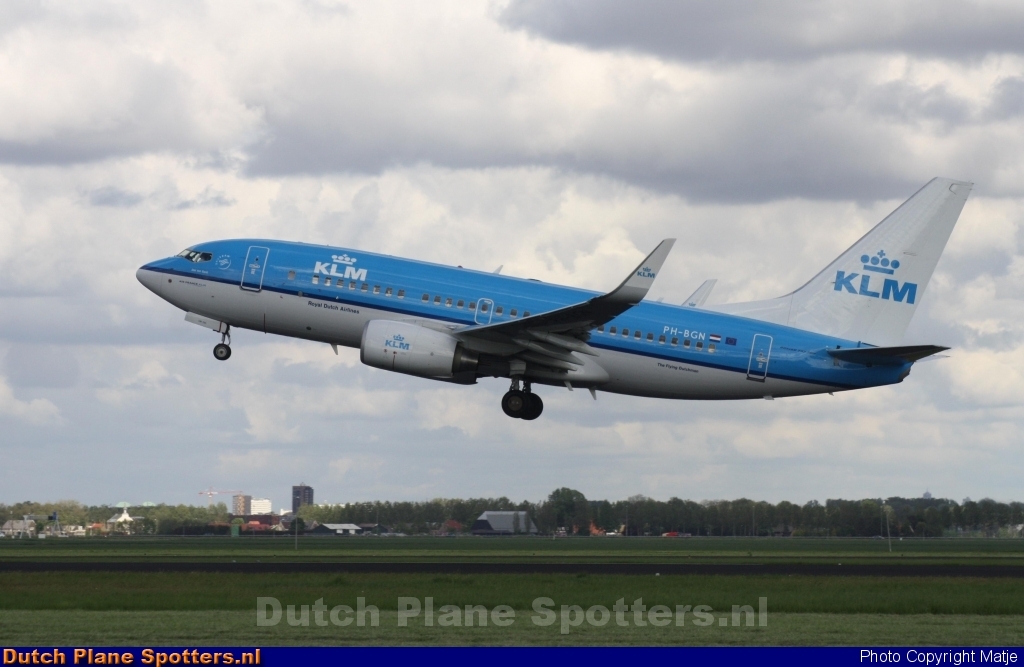 PH-BGN Boeing 737-700 KLM Royal Dutch Airlines by Matje