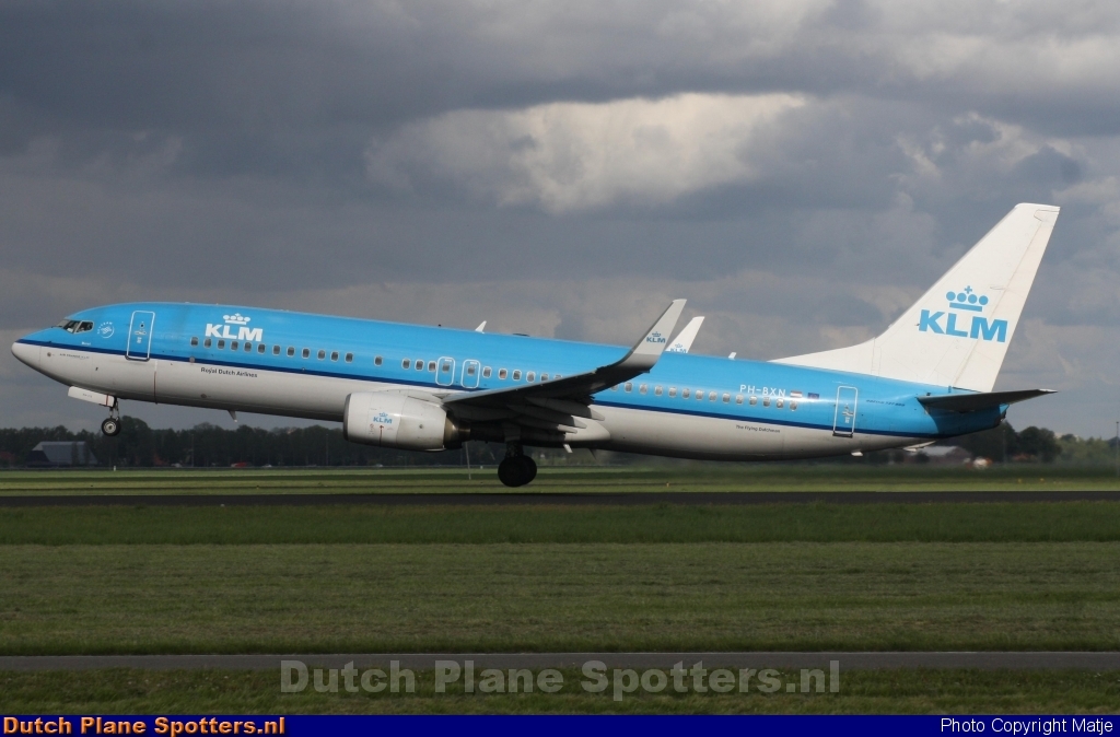 PH-BXN Boeing 737-800 KLM Royal Dutch Airlines by Matje