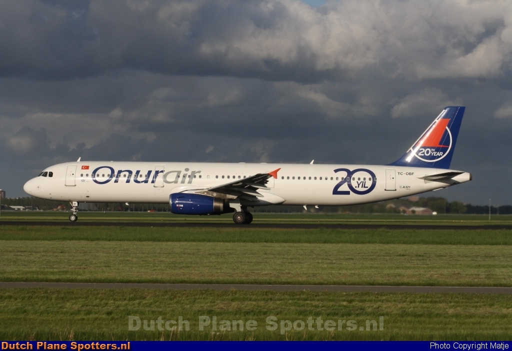 TC-OBF Airbus A321 Onur Air by Matje