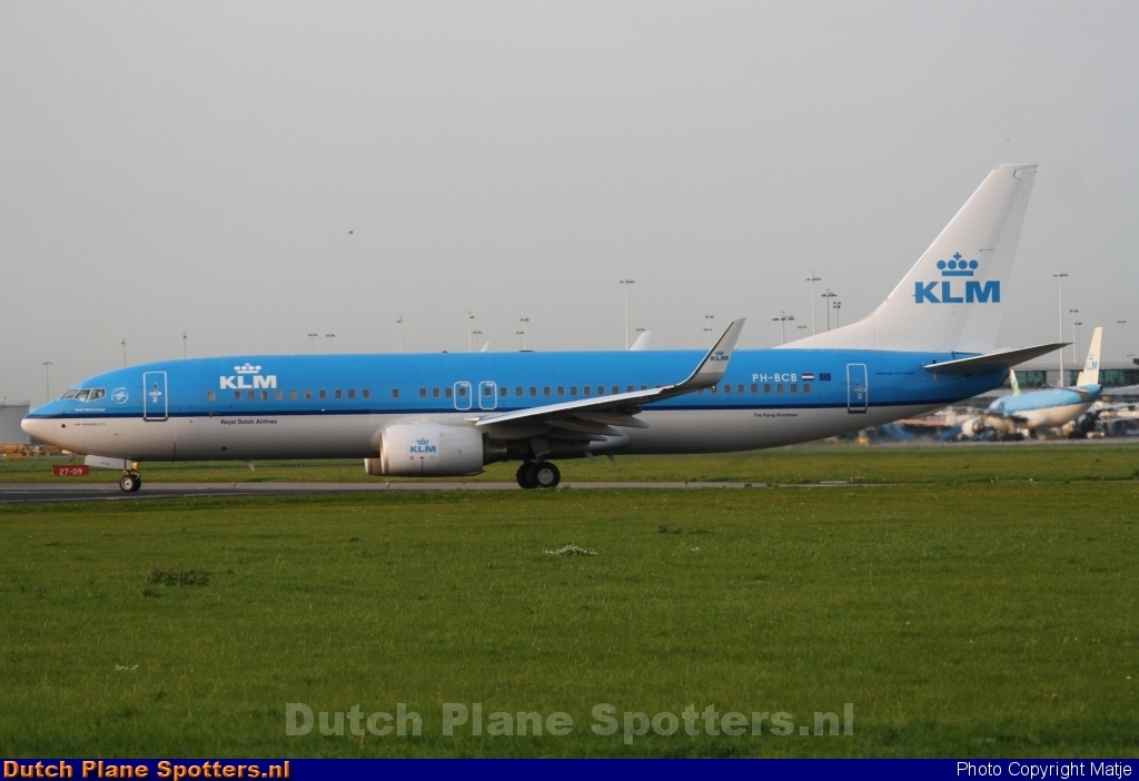 PH-BCB Boeing 737-800 KLM Royal Dutch Airlines by Matje