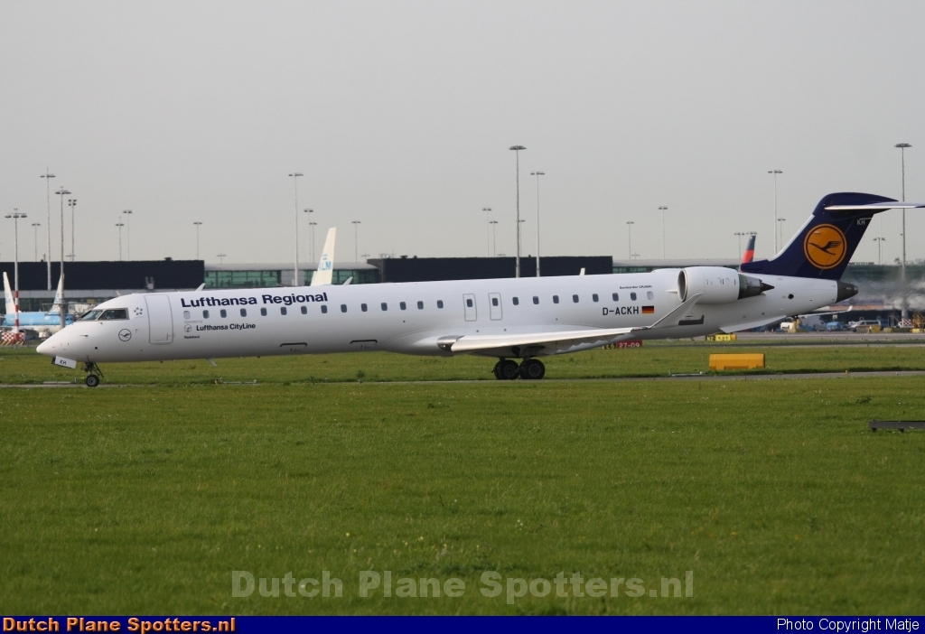 D-ACKH Bombardier Canadair CRJ900 CityLine (Lufthansa Regional) by Matje