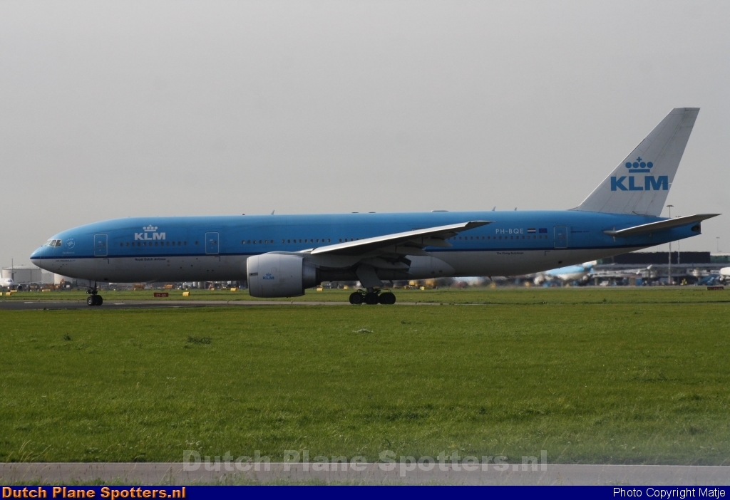 PH-BQE Boeing 777-200 KLM Royal Dutch Airlines by Matje