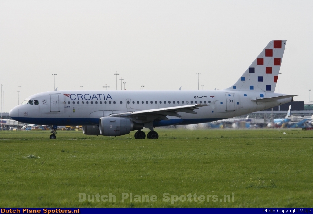 9A-CTL Airbus A319 Croatia Airlines by Matje