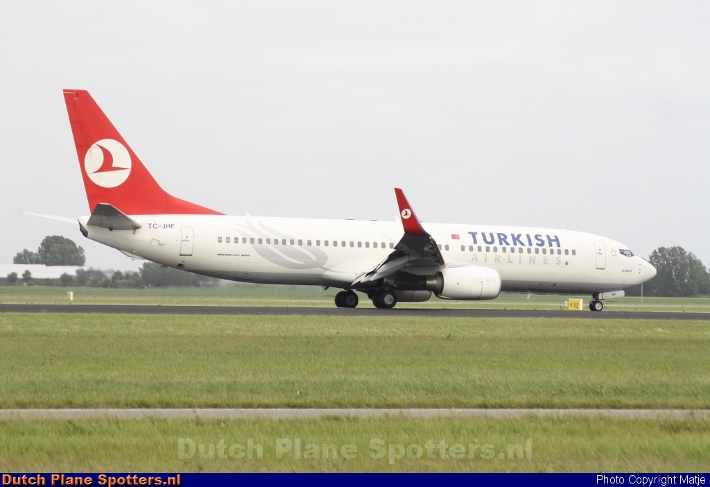 TC-JHF Boeing 737-800 Turkish Airlines by Matje