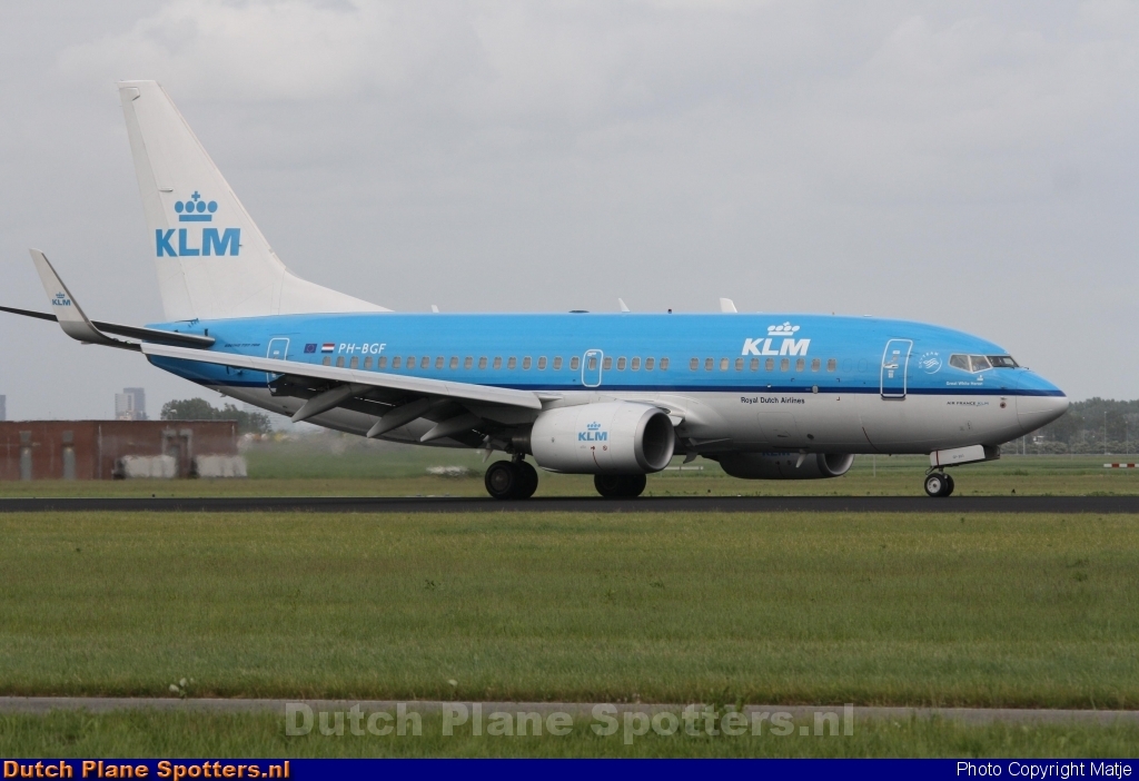 PH-BGF Boeing 737-700 KLM Royal Dutch Airlines by Matje