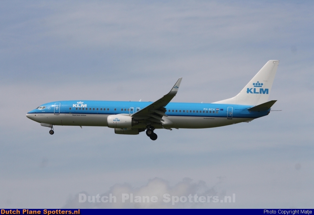PH-BCA Boeing 737-800 KLM Royal Dutch Airlines by Matje