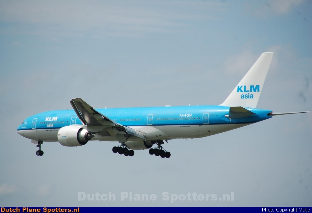 PH-BQM Boeing 777-200 KLM Asia by Matje