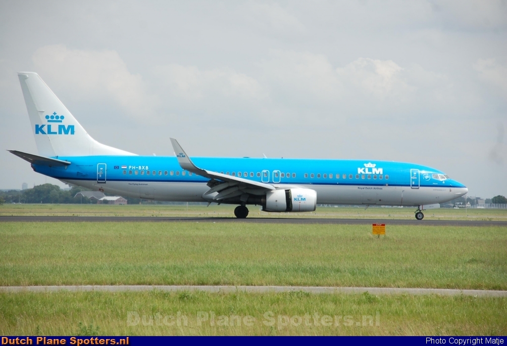 PH-BXB Boeing 737-800 KLM Royal Dutch Airlines by Matje