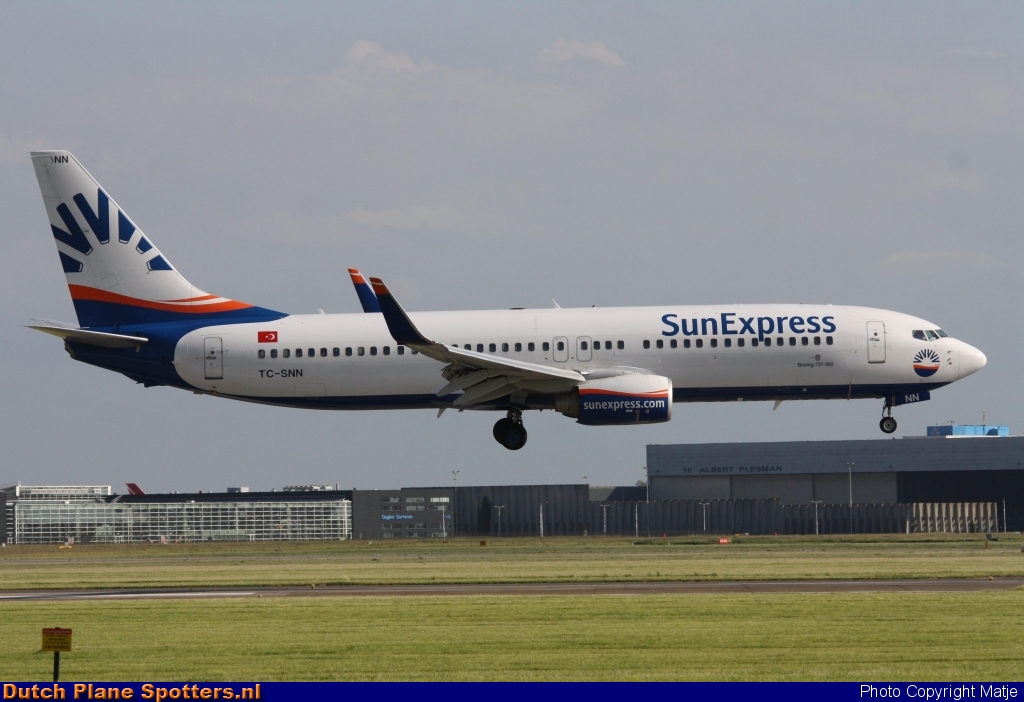 TC-SNN Boeing 737-800 SunExpress by Matje