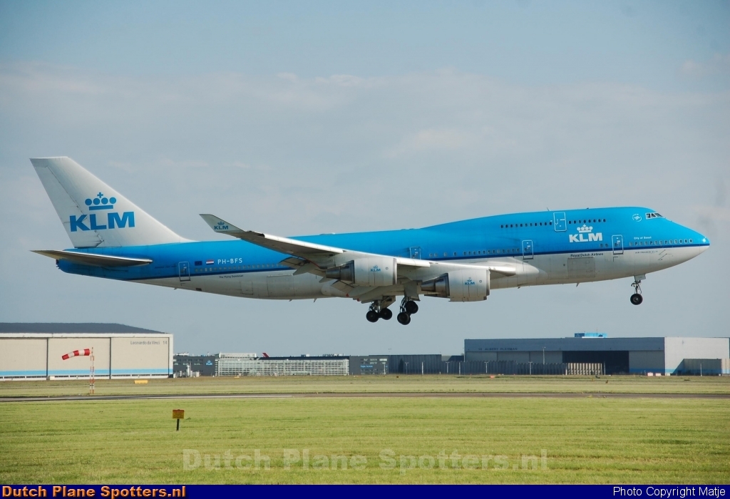 PH-BFS Boeing 747-400 KLM Royal Dutch Airlines by Matje