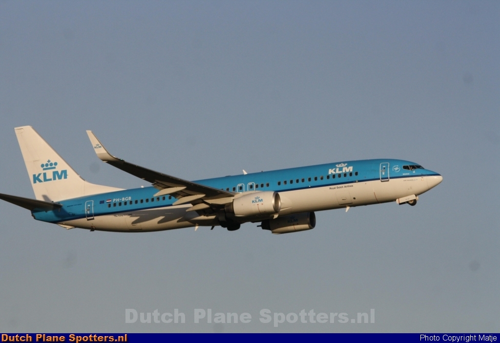 PH-BGB Boeing 737-800 KLM Royal Dutch Airlines by Matje