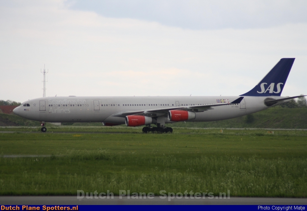 OY-KBA Airbus A340-300 SAS Scandinavian Airlines by Matje