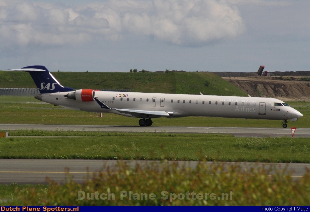 OY-KFC Bombardier Canadair CRJ900 SAS Scandinavian Airlines by Matje