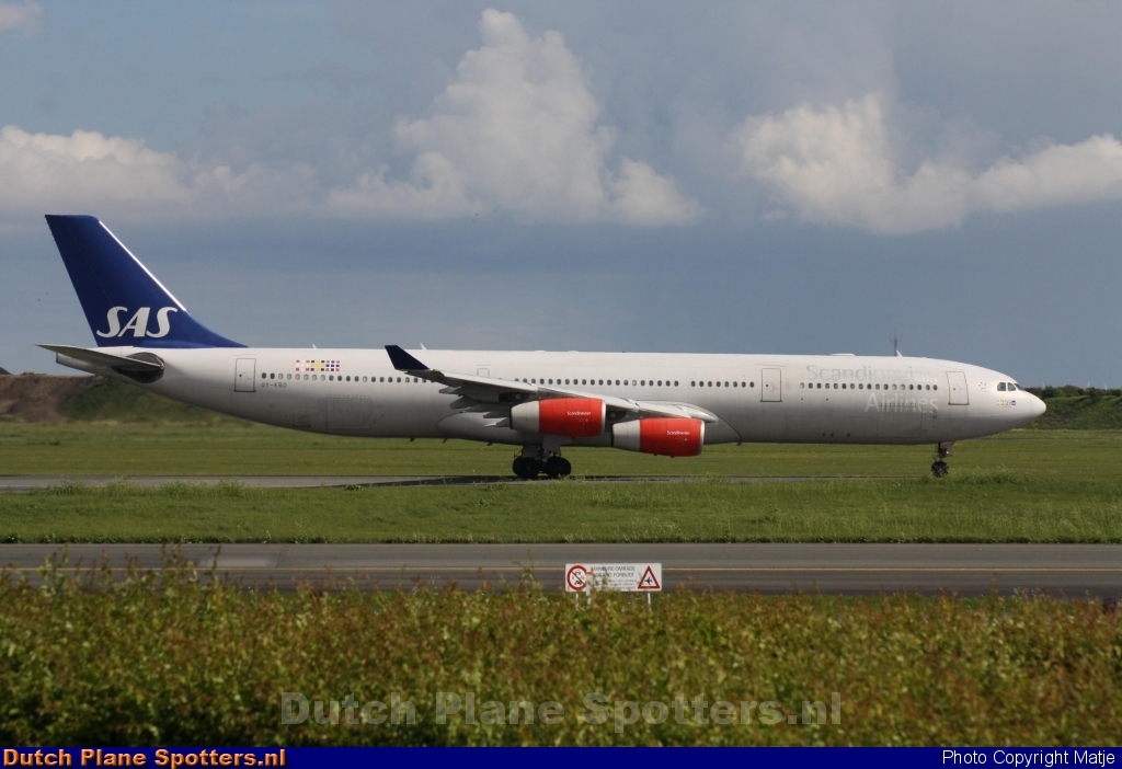 OY-KBD Airbus A340-300 SAS Scandinavian Airlines by Matje