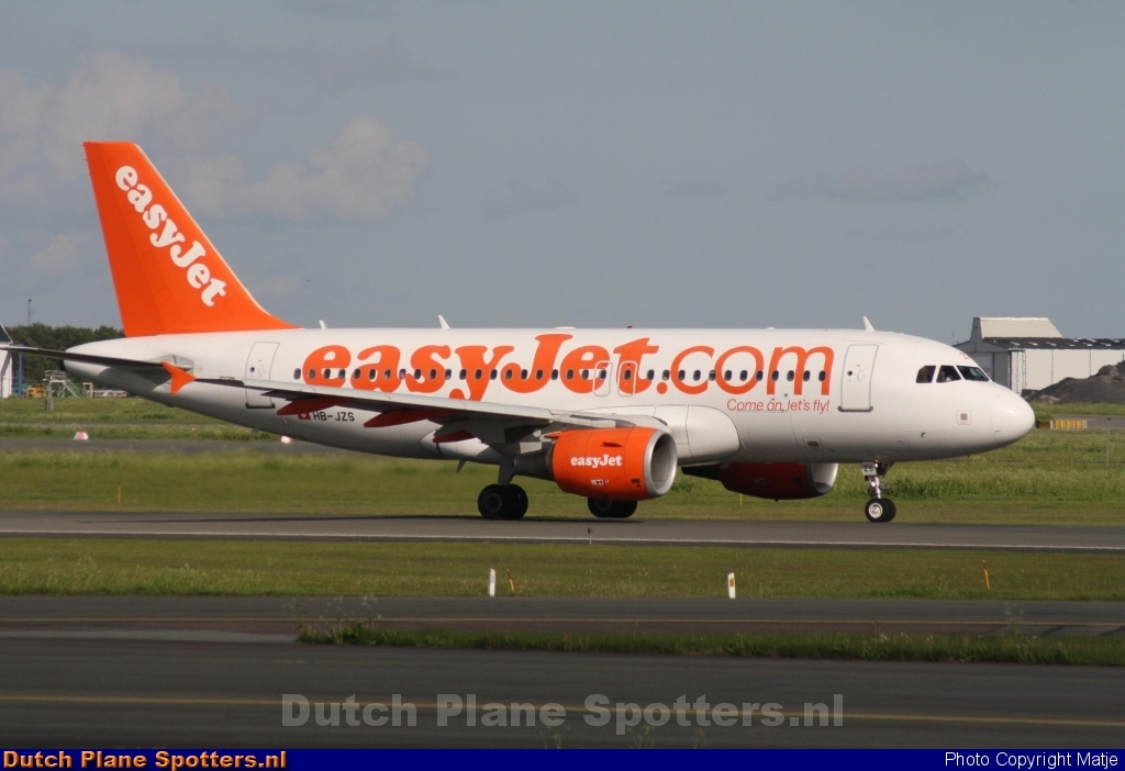 HB-JZS Airbus A319 easyJet Switzerland by Matje