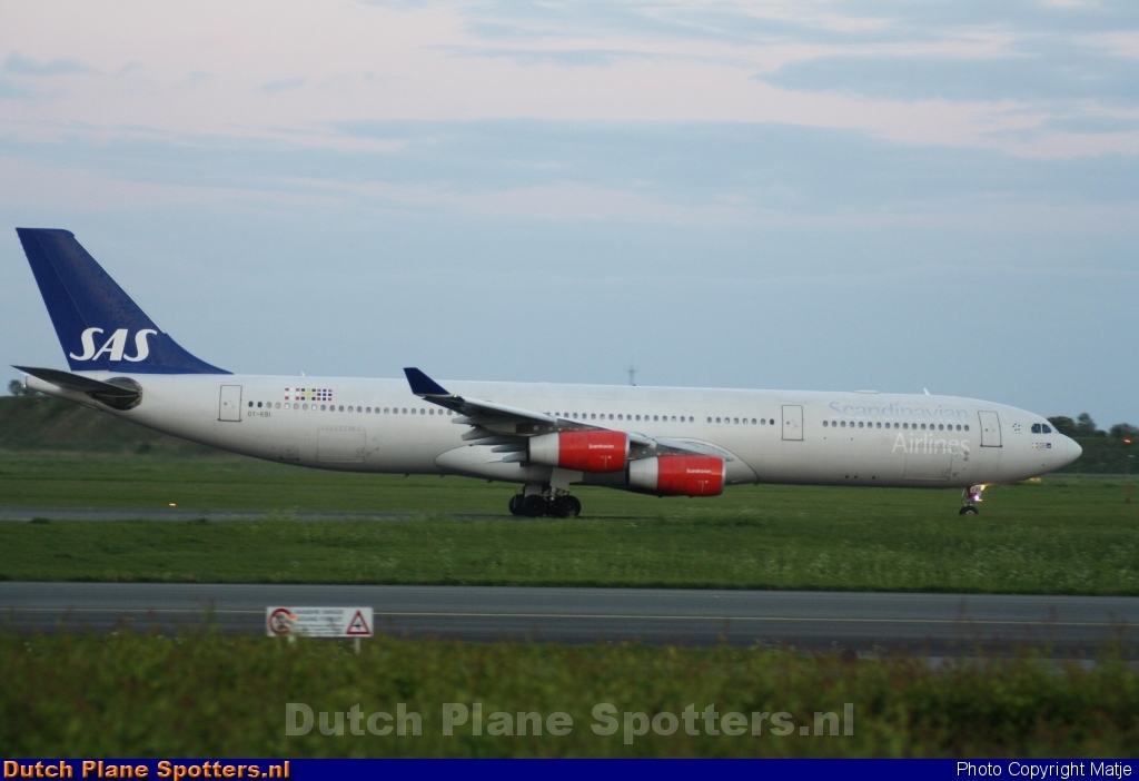 OY-KBI Airbus A340-300 SAS Scandinavian Airlines by Matje
